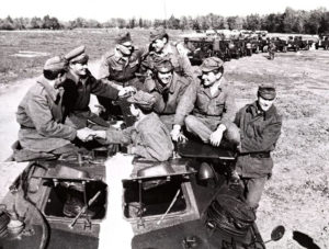 Soldati Ungheresi di ritorno dopo l'invasione della Cecoslovacchia